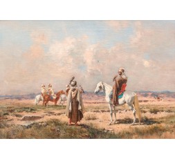 LES FAUCONNIERS, FIN XIXème siècle
