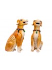 PAIRE DE CHIENS EN PORCELAINE