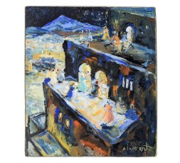 LES TOITS DE LA VILLE LA NUIT