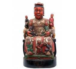 BOUDDHA ASSIS AVEC DES ENFANTS