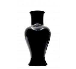 VASE BALUSTRE NOIR