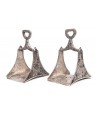 PAIRE D'ETRIERS EN ARGENT